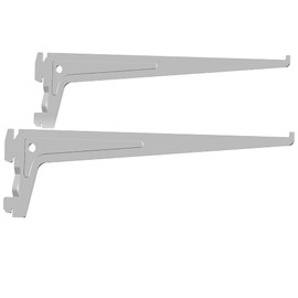 Element System PRO-TRAGER – Safety Carrier with 2 Hanging Hooks and Safety Lock – 300 mm, Steel, White, Pack of 2