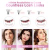 Beauty7 Lashes Volume Lashes Individual Lashes C-Curl Eyelash Extensions 0.05 mm Thickness