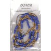 1 OCHOSI SANTERIA GOLD BLUE BEAD BRACELET - NECKLACE 32