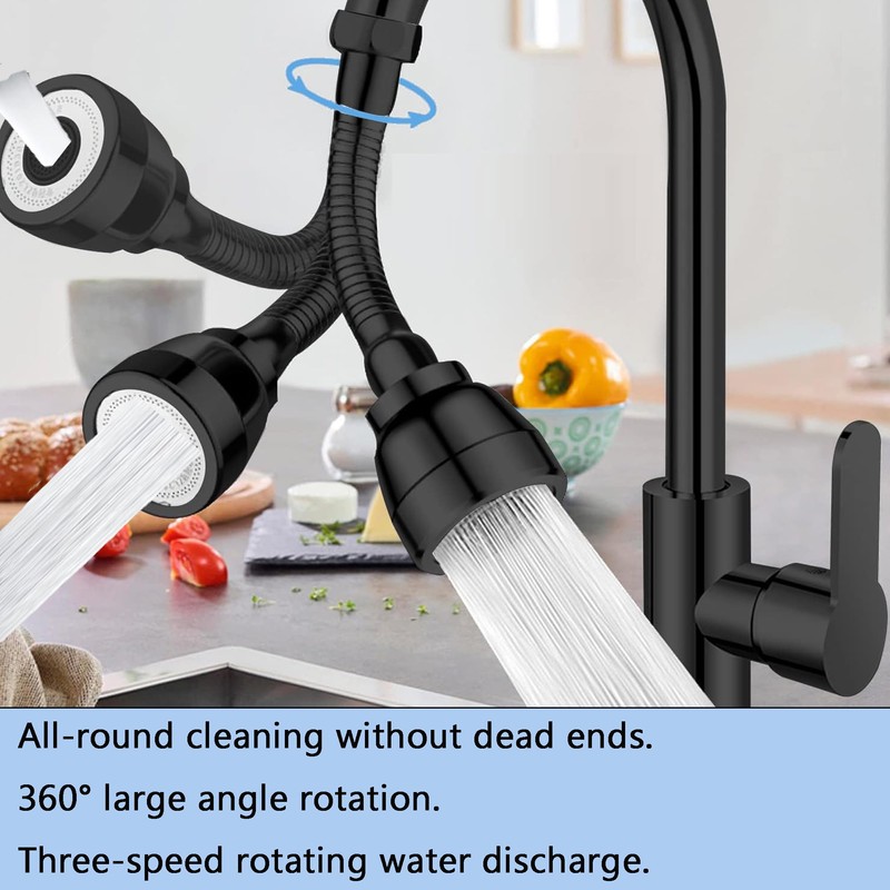3 Modes Tap Attachment Swivelling, Water Saver, Rotating Tap Attachment