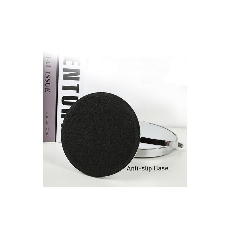 Espejo de Maquillaje con Soporte, Espejo de Aumento 1X/3X de