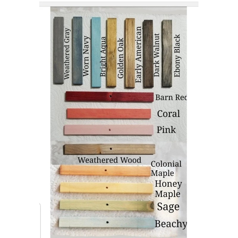 handmade stain Coral Walnut-wood wooden floating twister spinner rustic farmhouse