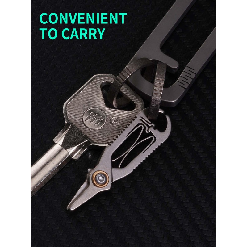 TIKIDESIGN Titanium Nose Hair Scissors