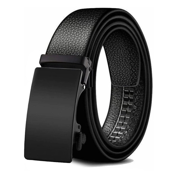 Q&Q ESSENTIALS Mens Ratchet Belt Premium Microfiber Leather Adjustable with