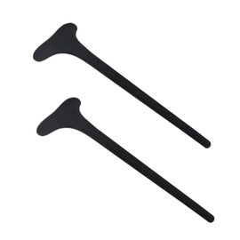 2 Pcs Black Mascara Shield, Reusable with Non-Slip Grip, Ideal for Beginners, Prevents Makeup Residue During Eyelash Application