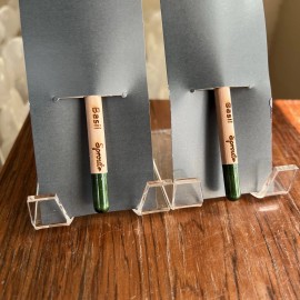 Sprout (2) Meta Pencil With Basil Seeds, Use Pencil Then Plant It! Non GMO Nontoxic HB