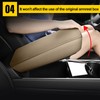 AOMSAZTO Console Covers for 2012-2015 Civic Honda Beige Armrest Cushion