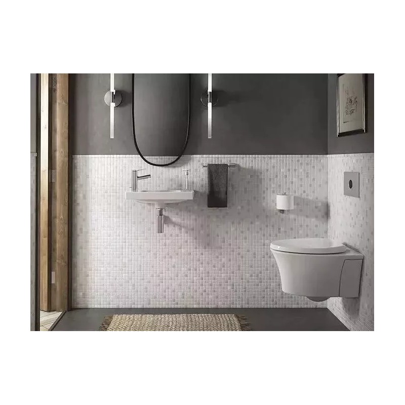 Kohler ModernLife Wall-mount Bathroom Sink Small Rectangular, LEFT Side Faucet