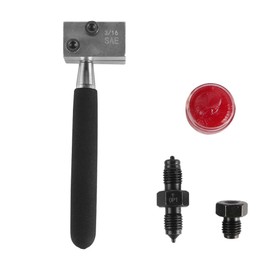 VOANZO Universal Hand Held Brake Line Flaring Brake Pipe Double Flaring Tool Kit for Vehicle Brake Line Repair with Storage Box