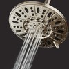 AquaDance BRUSHED NICKEL High Pressure 6-Setting 7" Rain Shower Head