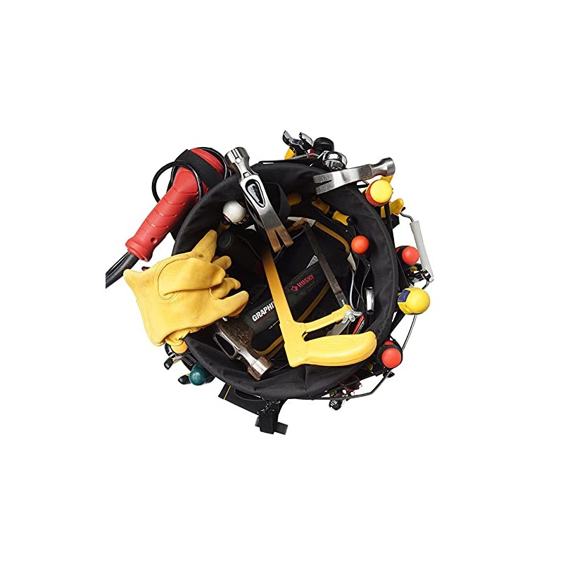 HEEPDD Bucket Tool Organizer, 56 Pockets Caddy Bag for Garden