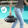 Cordless Robotic Pool Vacuum, Self-Parking Technology, Portable, Ideal for Above-Ground