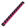 WORKPRO Magnetic Socket Organizer, 1/2-Inch Drive Aluminum Alloy Socket Rail,