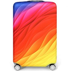 OuLi Store® Travel Luggage Cover Fit for 18-32 Inch Luggage Travel Luggage Protective Covers Suitcase Cover Elastic Dustproof Travel Accessories (Color 3, M-(22-24 inch Luggage))