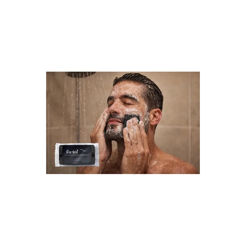 Jabn De Carbn Activado Colgeno Biotina 450gr Natural