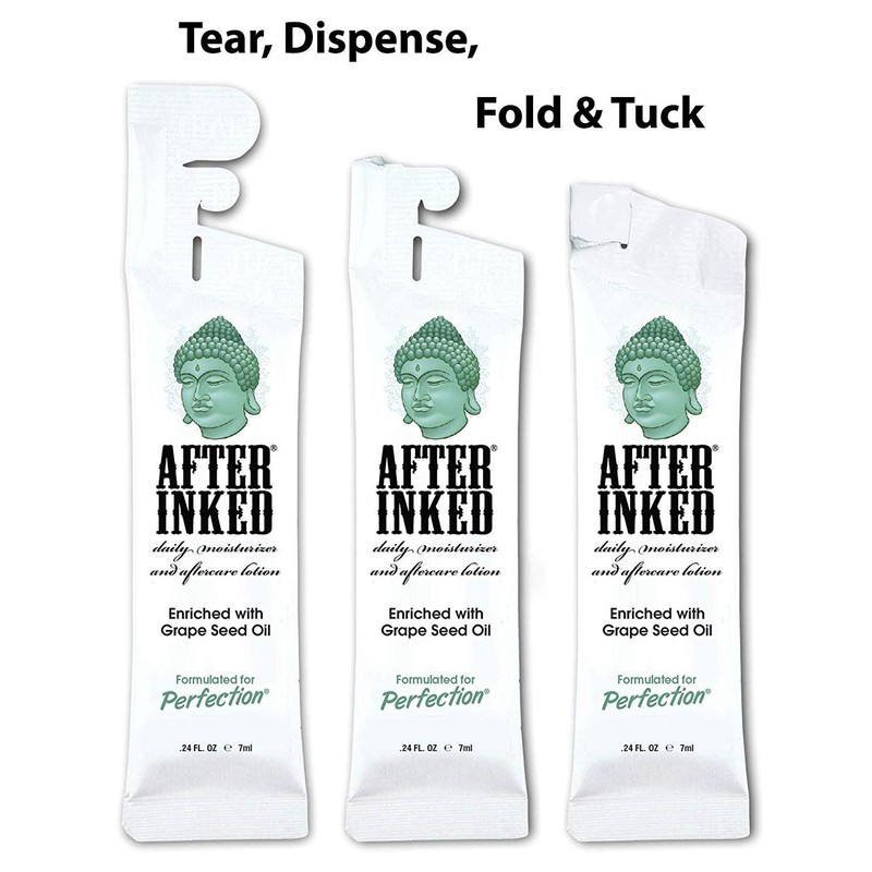 Vegan Tattoo Aftercare Lotion by After Inked. Best for new