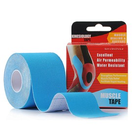 Kinesiology Tape Strapping Taping Athletic Sports Tape for Men Knee Shoulder Elbow Ankle Neck Muscle Superior Waterproof Adhesion Non Latex Safe for Kids Pregnant Women