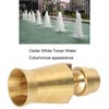 Water Fountain Nozzle Spray 1.5 Inch Internal Thread Brass Easy