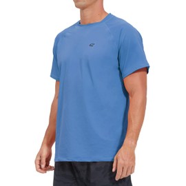 Camisetas de natación para hombre, protección solar UPF 50+, playera de secado rápido, para pesca, playa