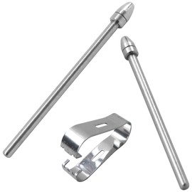 Universal Fine Titanium Alloy Fine Pencil Nibs fits for BOOX Pen 2 Pro/iReader/IFLYYTEK/Lamy AL-Star Digital Pen, Ballpoint Replacement Tips for iReader Smart 2,Digital Pen,2 Pcs