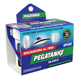 Epóxico Blanco Soldadura Al Frío Epoxi 44ml Pegatanke Acero