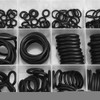 Cafopgrill 279 Pcs/Set O-Ring Set Hydraulic Rubber Seals Seal Assortment
