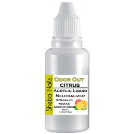 Sheba Nails Odor Out Acrylic Liquid Neutralizer - Ultimate Citrus Trio- 1/2oz (15ml) each Lemon Verbena, Citrus, and Orange Satsuma - Minimizes Acrylic Liquid Monomer Odor