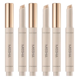 Misha Missha High Cover Stay Stick Concealer 2.8g, No. 23 Sand, 3 pieces / 미샤 하이커버 스테이 스틱 컨실러 2.8g, 23호 샌드, 3개
