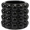 YANWE1 Bubble Vase, Black Ceramic Vase, Modern Vase, Boho Vase,