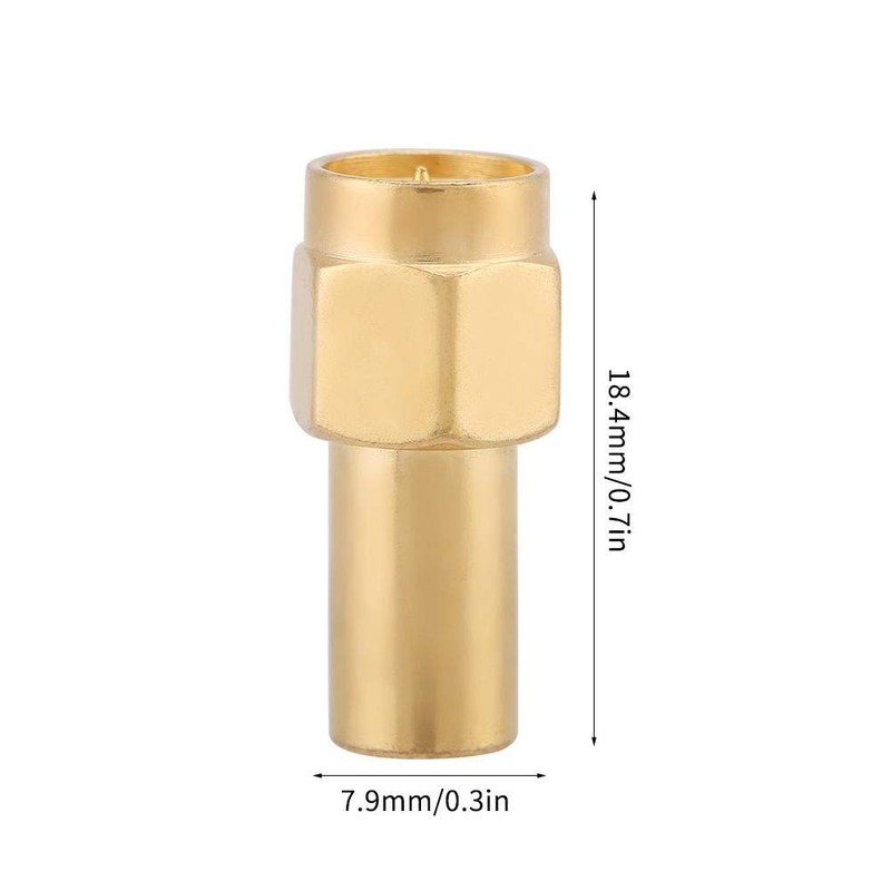 5pcs SMA Male Connector Coaxial Adapter RF Terminal Terminal Terminal
