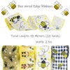 Bee Ribbon Bee Wired Edge Ribbons, Bumble Honey Bee Gnome