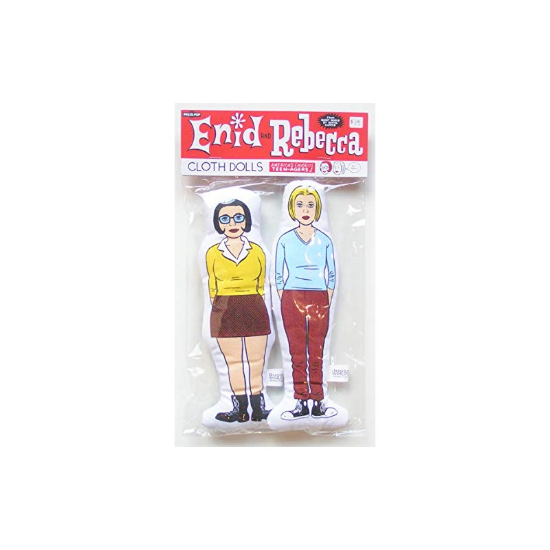Press Pop Enid & Rebecca Cloth Doll Daniel Clowes