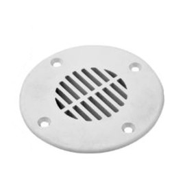 Sea-Dog Line Deck Drain Cover, abs deck drain 4-3/16in white