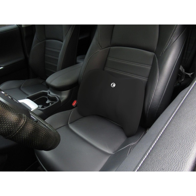 cartrend Lumbar Cushion Memory Foam, Ergonomic Back Cushion for Car,