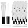 COSIDEA 50pcs Empty Black 15ml Lip Gloss Tubes with Wand