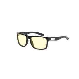 Gunnar Gaming and Computer Glasses - Intercept, Onyx Frame, Amber Lenses - 65% Blue Light and 100% UV Protection - Strength + 2.5 - Premium Blue Light Glasses - Reduces Eye Strain, onyx frame