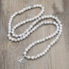 oasymala Versatile 108 Stone Beads Yoga Pendant Mala Necklace -