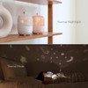 mooas Rotating Projector Melody Nightlight (White), 360° Rotating Nightlight, Wonderland