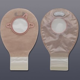 New Image Drainable 7"L 2pc System Ostomy Pouch 1.75" 18292, 20 Ct