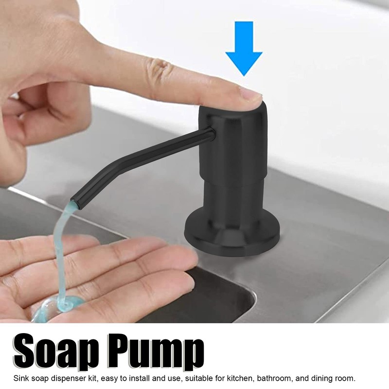 Soap Dispenser, Liquid Soap Dispenser, Embedded Dispenser for Kitchen Sink,