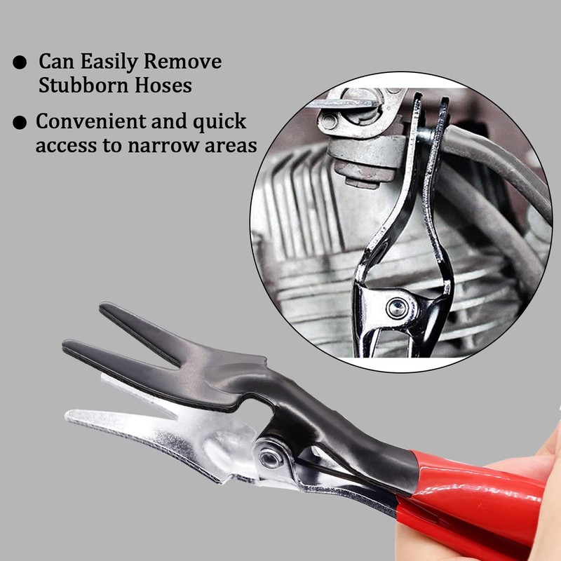Universal Car Hose Remover Pliers, Rugged Fuel Pipe Separator for