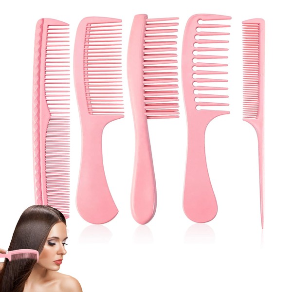Hair Comb Set 5 PCS Hairdressing Comb Professional Barber Salon
