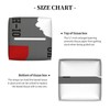 WCMYII Tissue Box Cover Ohio State Gray Modern PU Leather