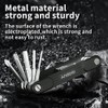 Andoer 10-in-1 Photographer Foldable Wrench Pocket Multitool Set Folding Screwdriver