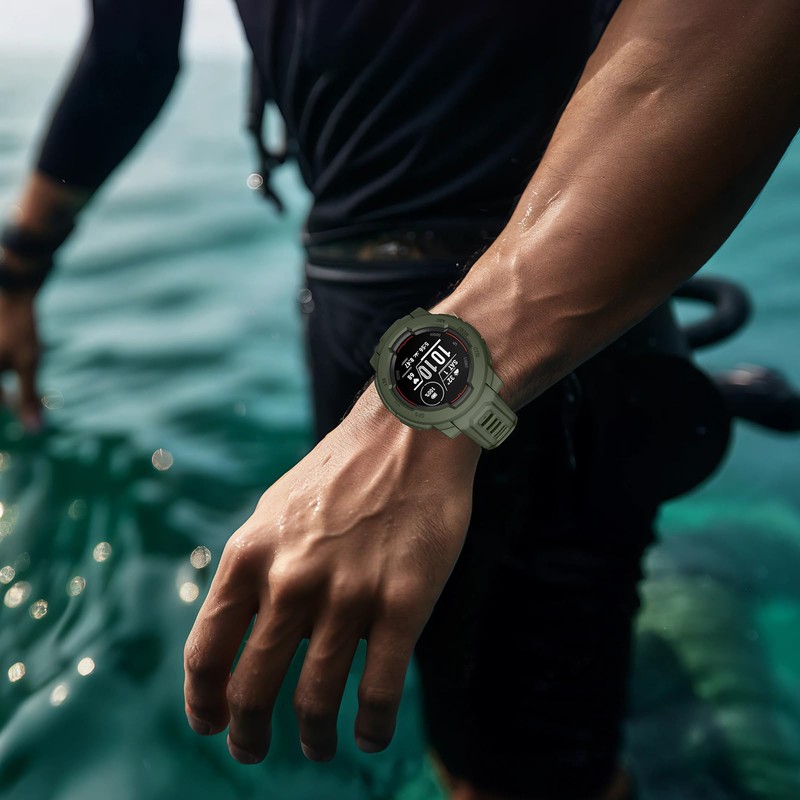 ISABAKE Case Cover Compatible with Garmin Instinct E 45MM, Soft