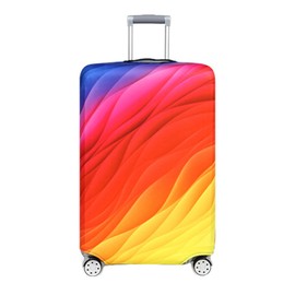 Comfysail Elastic Travel Suitcase Cover Suitcase Protective Case with Zip Luggage Cover for 18-32 Inch Suitcase, b