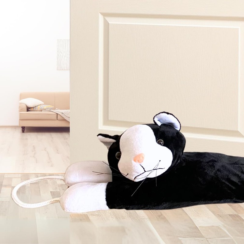 Evelots Under Door Cat Draft Stopper - Weighted - Keep
