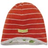 loud + proud Unisex Children's Reversible Hat Striped GOTS Certified