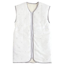 HashkuDe Washable Feather Sleeper Double Gauze x Blanket Made in Japan (Stars and Moons: White x Gray)
