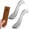 Rena Chris 2PCS Stainless Steel Muscle Scraper Tool for Deep